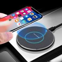 10W Qi Wireless Charger For Samsung Galaxy S10 S9/S9+ S8 Note 9 USB Fast Charging Pad for iPhone 11 Pro XS Max XR X 8