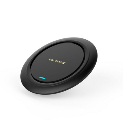 Ultra Thin Round Wireless Charger Q18 for Iphone X 8 Plus Galaxy S8 S8 Plus S7 edge Note 9 Wireless Charging Pad