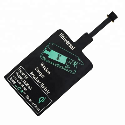 Universal Qi Receiver for Samsung Galaxy S5 J7 J3 J5 A3 Wireless Charger Receiver Adapter for Android Phone Charging Coil